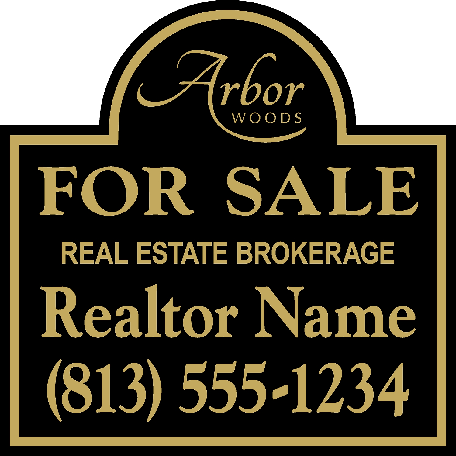 Arbor Woods HOA sign template