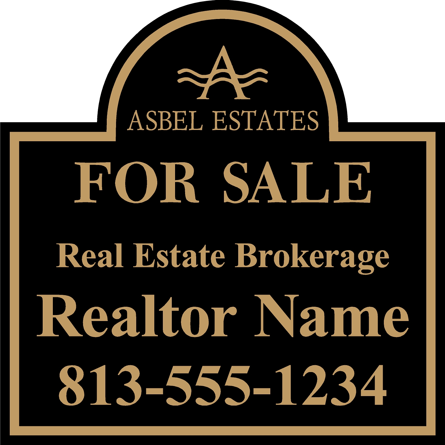 Asbel Estates HOA sign template