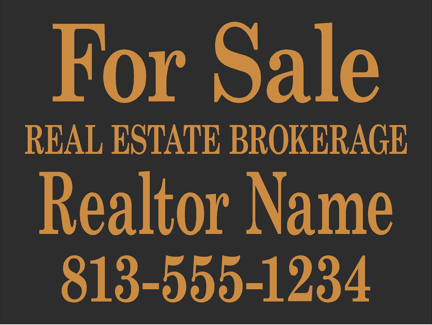 Chateaux DesLacs HOA sign template