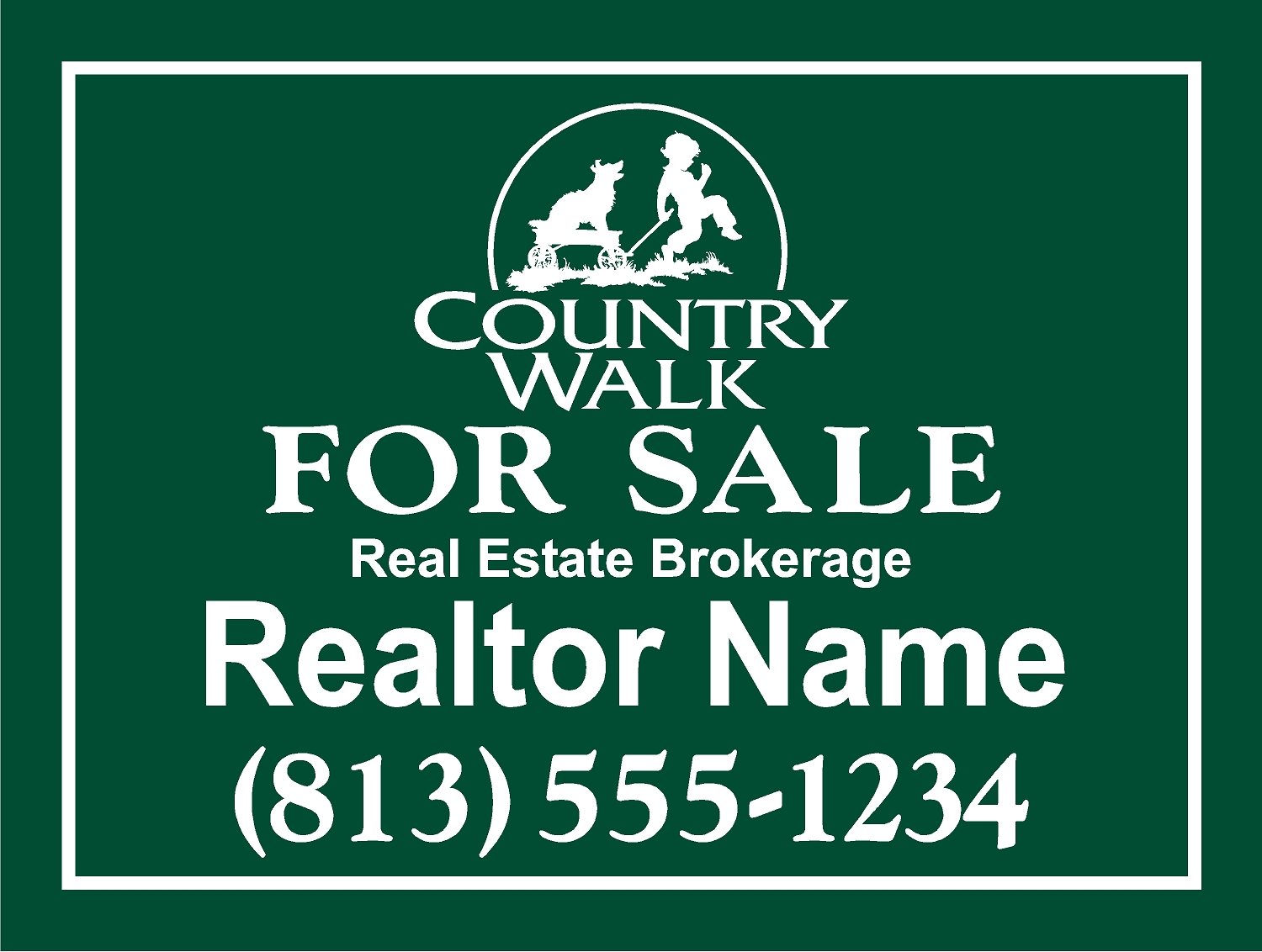 Country Walk HOA sign template