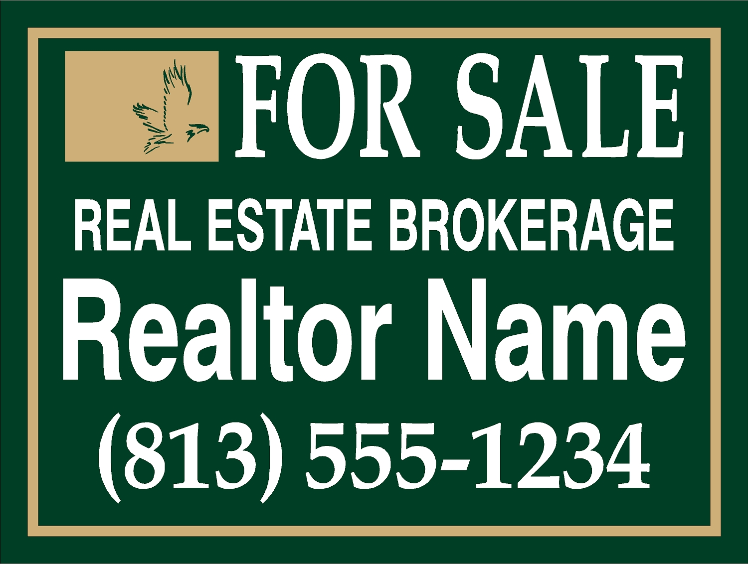 Eagles HOA sign template
