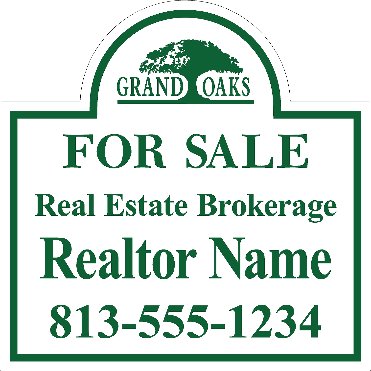 Grand Oaks HOA sign template