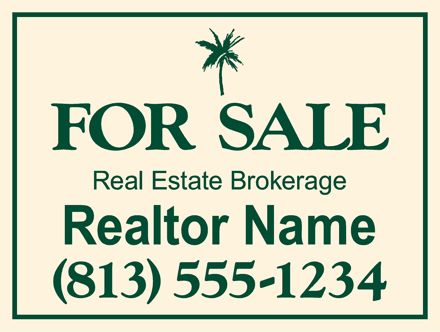 Heritage Isles HOA sign template
