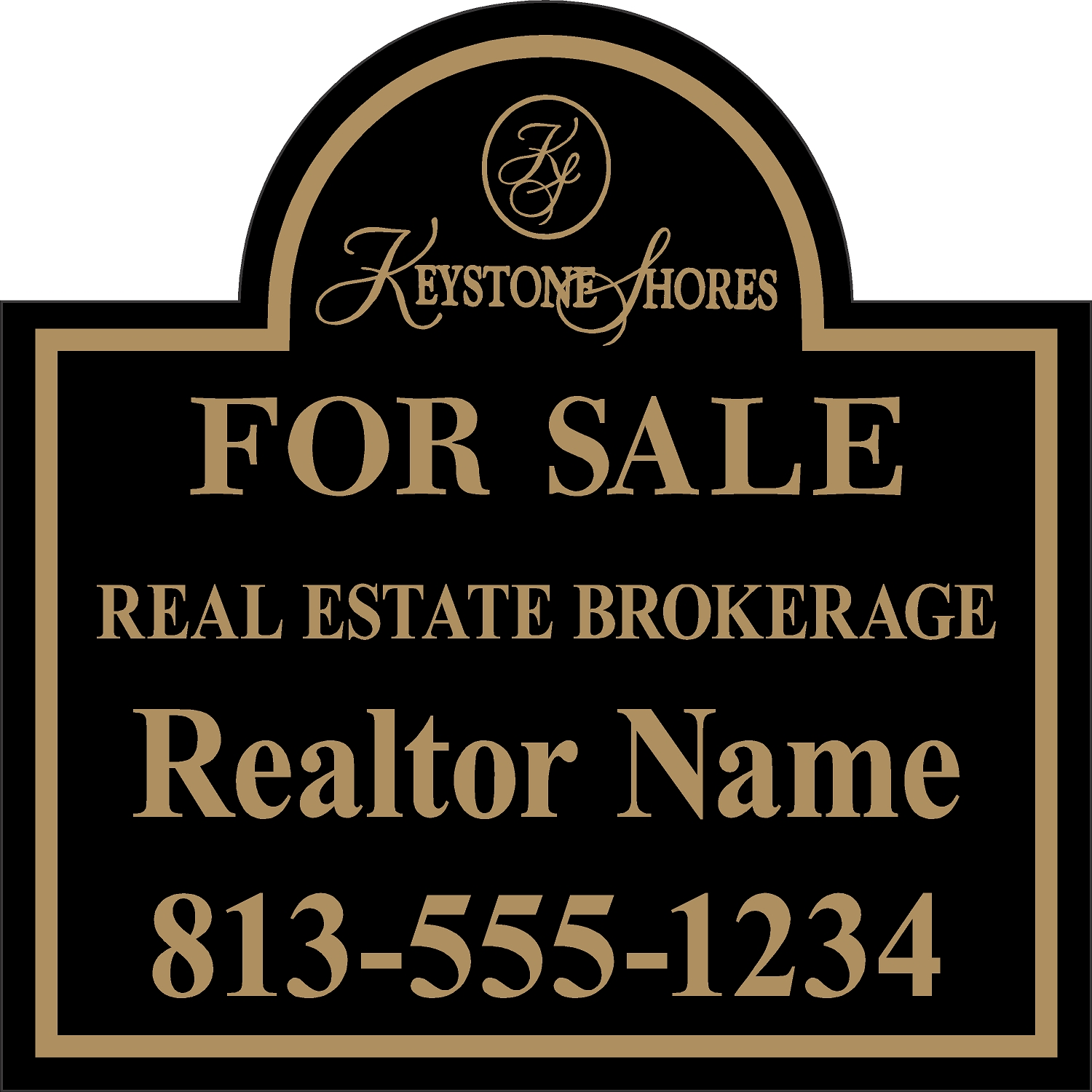Keystone Shores HOA sign template