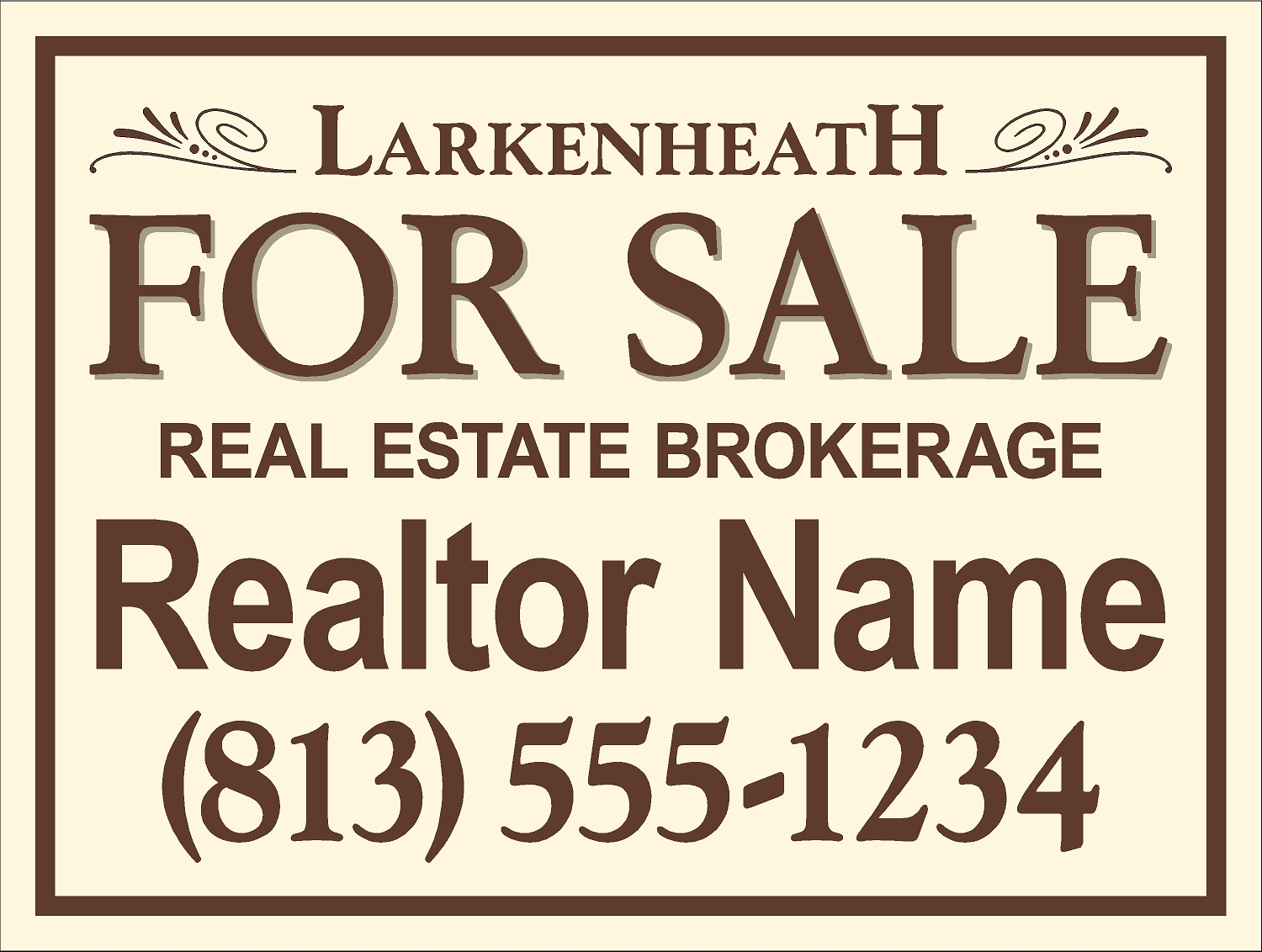 Larkenheath HOA sign template