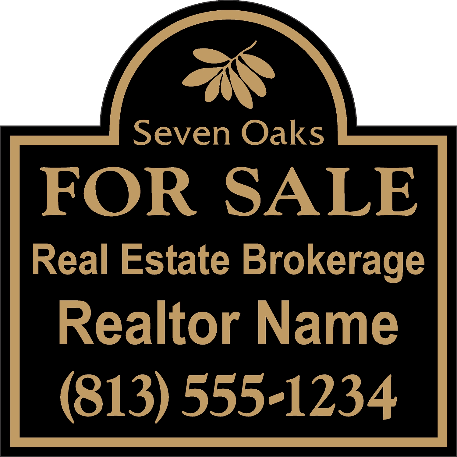 Seven Oaks HOA sign template