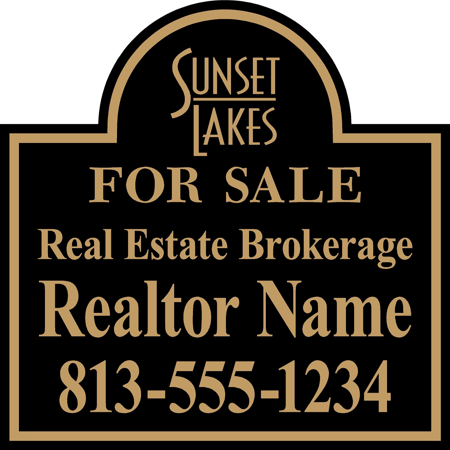 Sunset Lakes Pasco HOA sign template