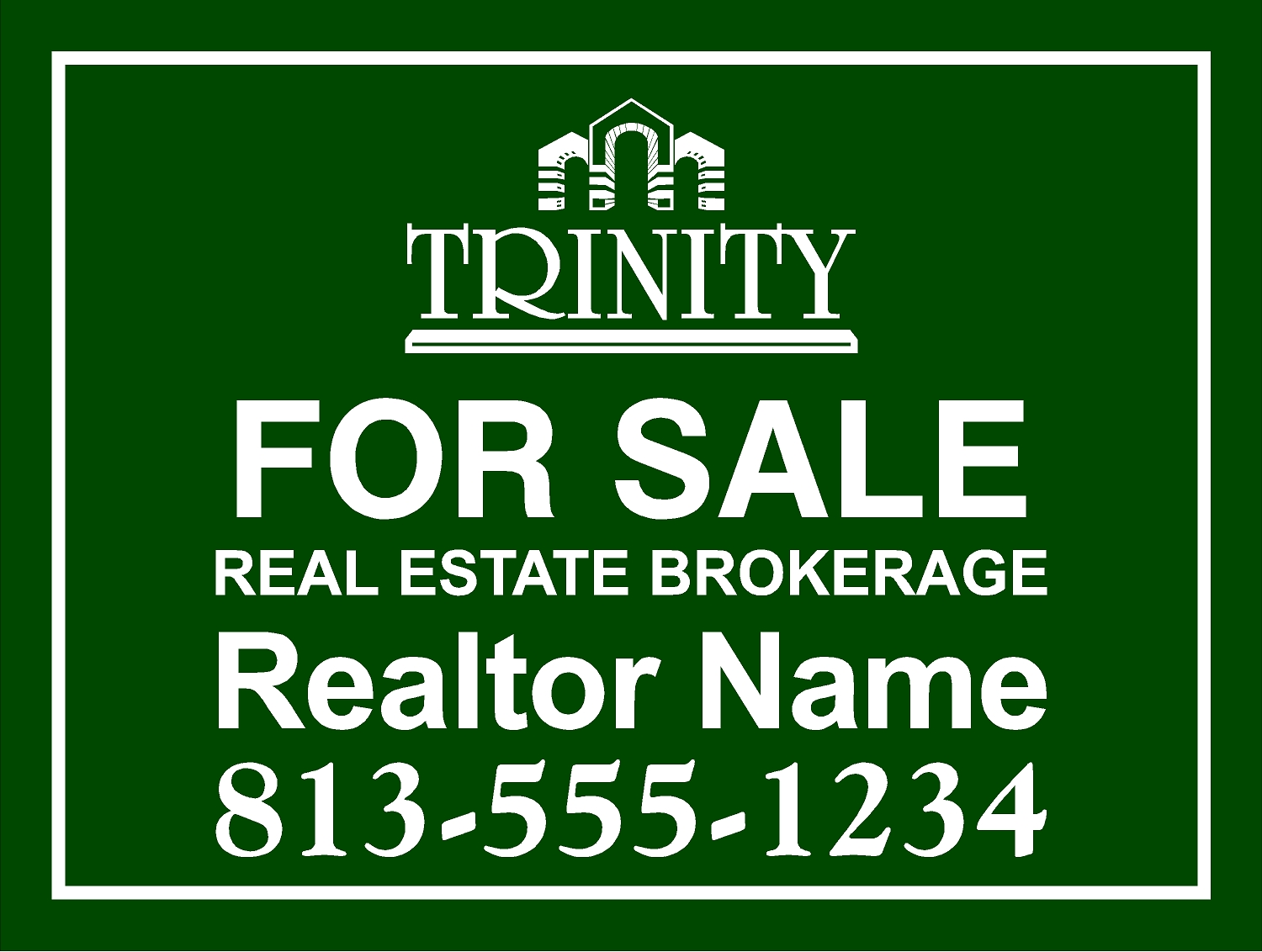 Trinity HOA sign template