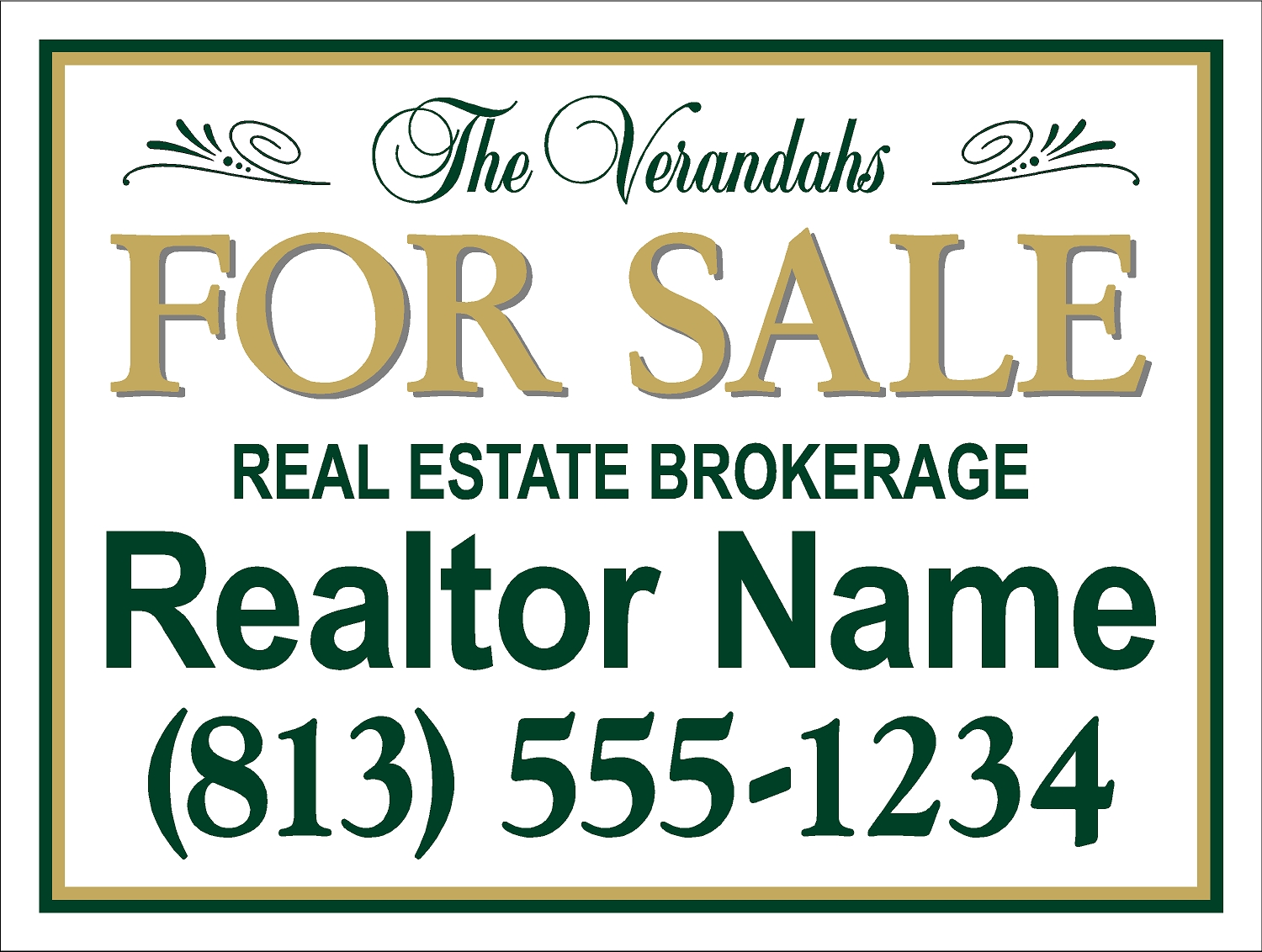 Verandahs HOA sign template