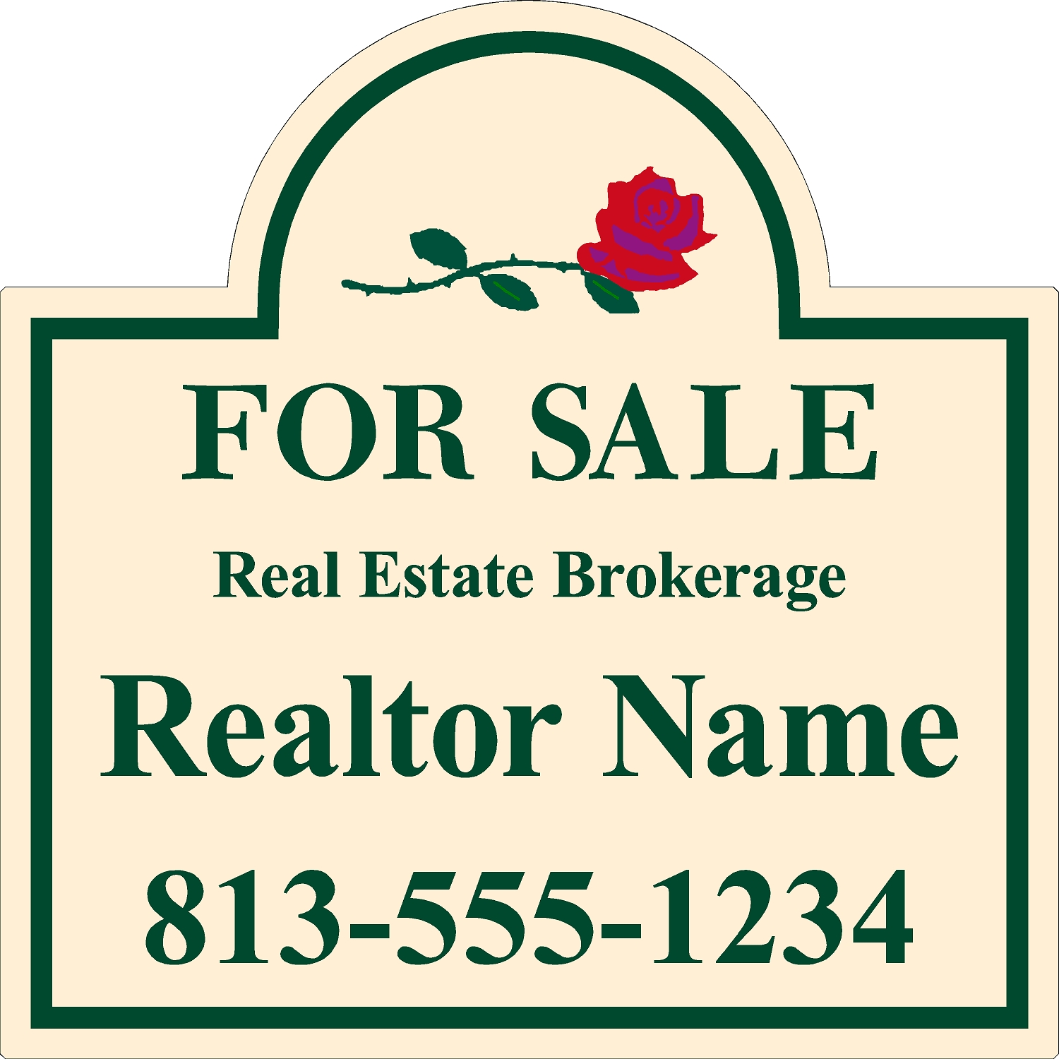 Villa Rosa HOA sign template