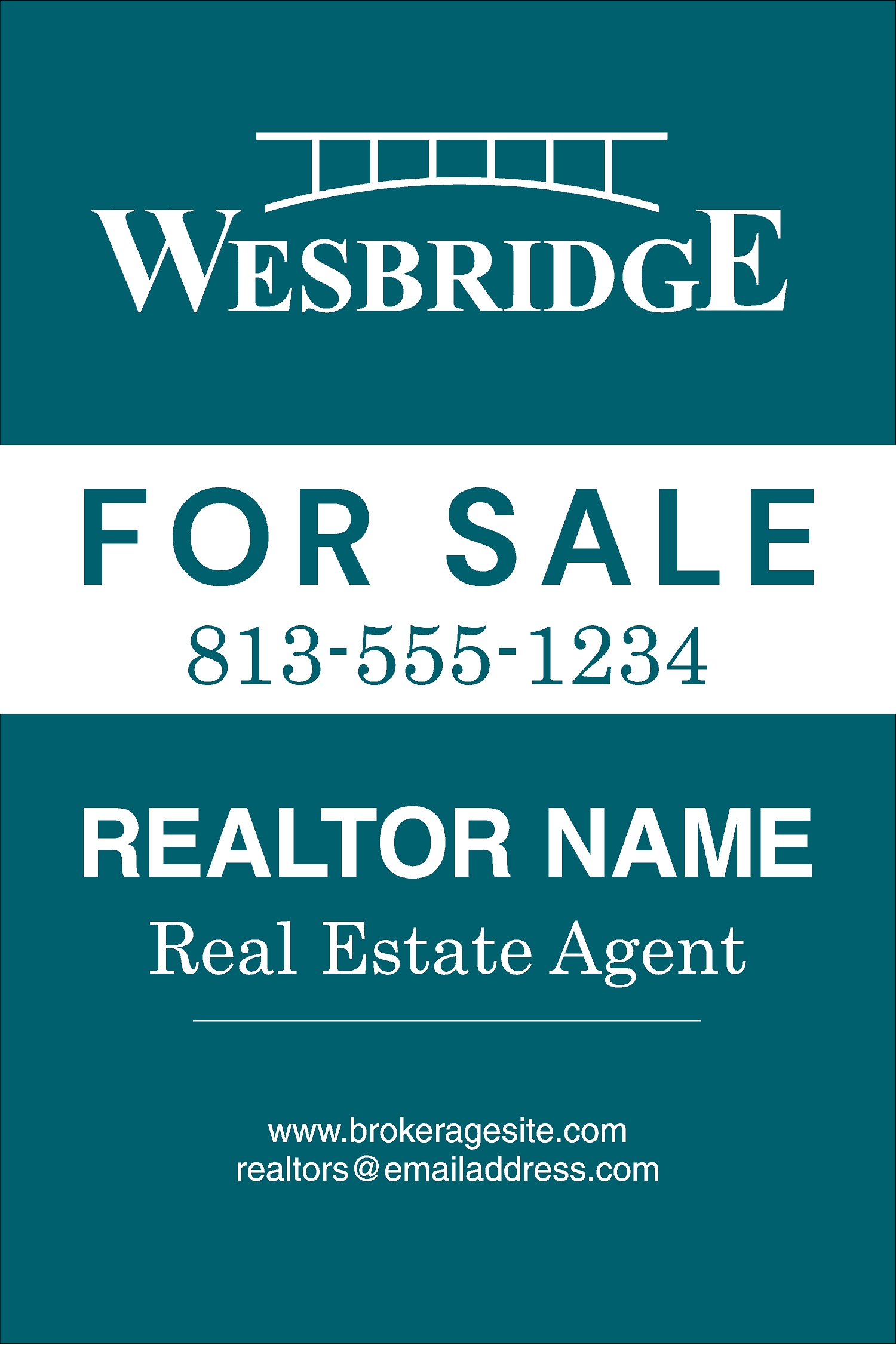 Wesbridge HOA sign template